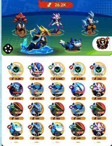 霸浪蛟带领队伍冲锋陷阵的场景