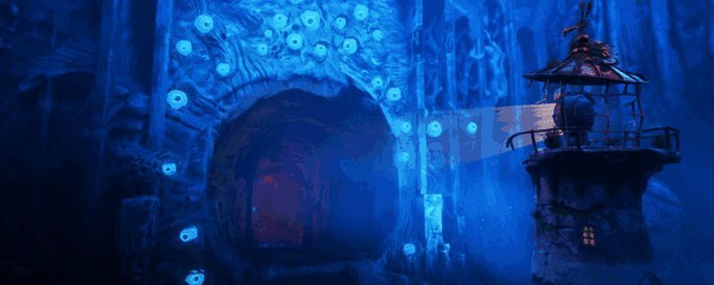 游戏封面图展示《守护者》主视觉画面，风格神秘且富有电影感