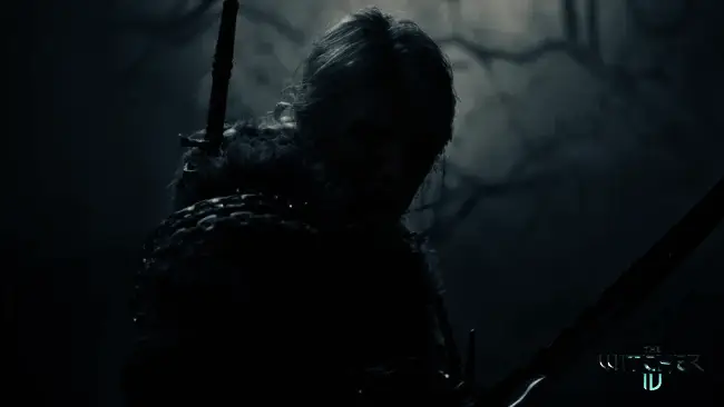 《巫师4》希里为主角的艺术设定图，展现其战斗与探索场景