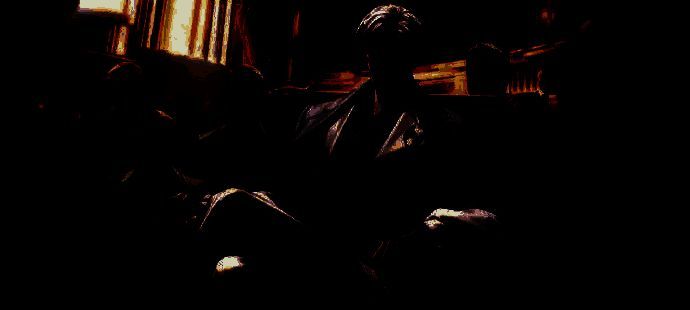 夏萧因·满朝俱寂角色设定图，冷峻而深情