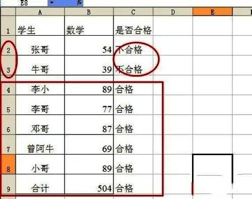 最终统计结果展示表格截图