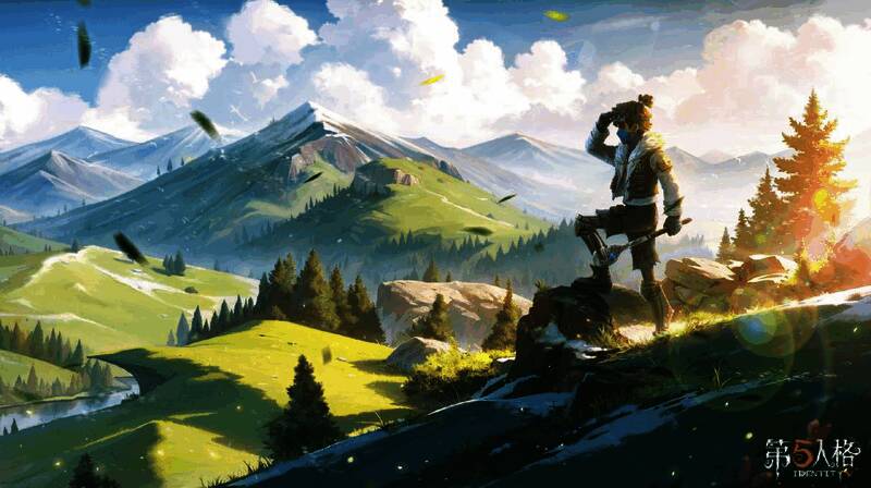 《第五人格》立春线下活动现场全景图，人群聚集，气氛热烈