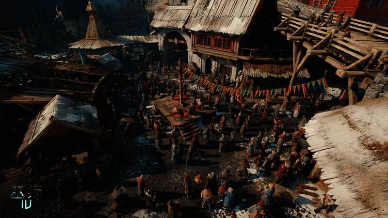 希里身披斗篷，站在悬崖边缘俯瞰科维尔大地的壁纸画面