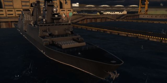 055南昌舰装备铠甲M和海拉姆防空系统的详细界面截图