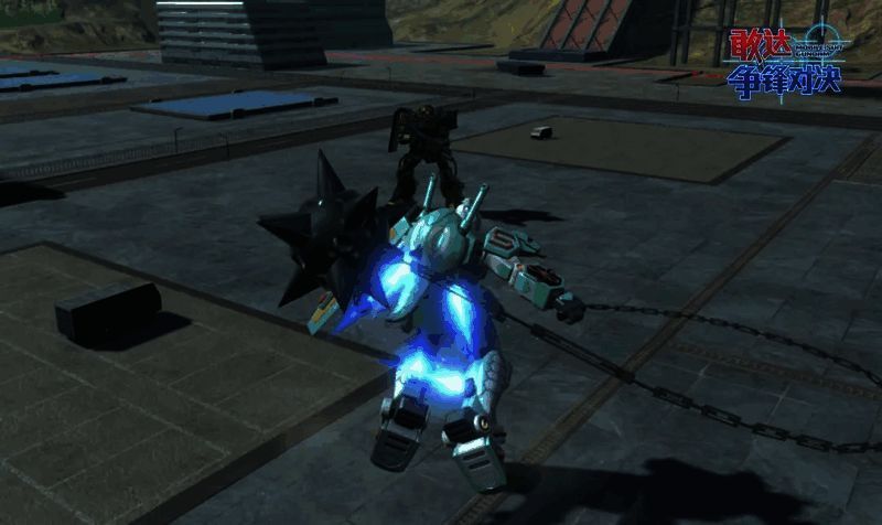 后格斗技能演示，流星锤挥舞瞬间特效炸裂