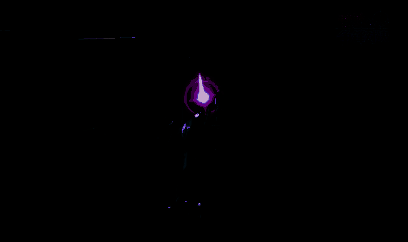 普通射击动作演示，光束弹道清晰可见