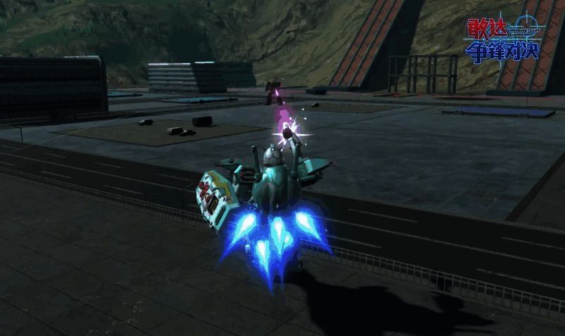 后撤射击动作分解，体现战术灵活性