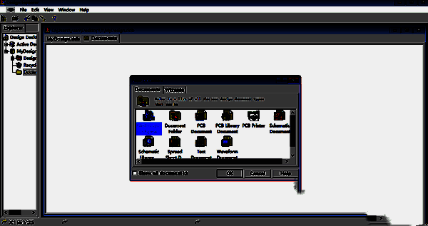 右键菜单选项，显示新建文档功能