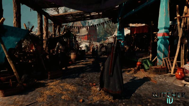 《巫师4》开放世界探索镜头，地形过渡自然流畅