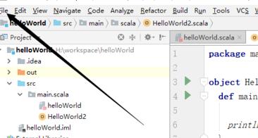 设置界面导航示意图