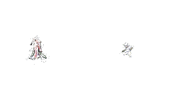 夕日红使用追打技能，敌人被击飞并短暂浮空