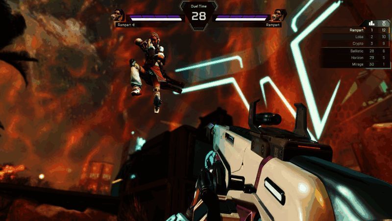 《Apex英雄》未来偶像活动限定皮肤展示，角色造型前卫时尚，色彩绚丽夺目