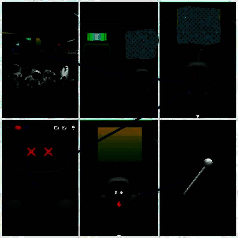 机器人被激活后吐出天线道具，画面细节清晰