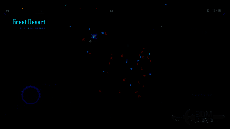 星之泪分布图之一，标注多个关键地点