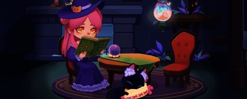 《捕梦猫》游戏封面图，一只可爱的猫咪在梦境般的场景中漂浮