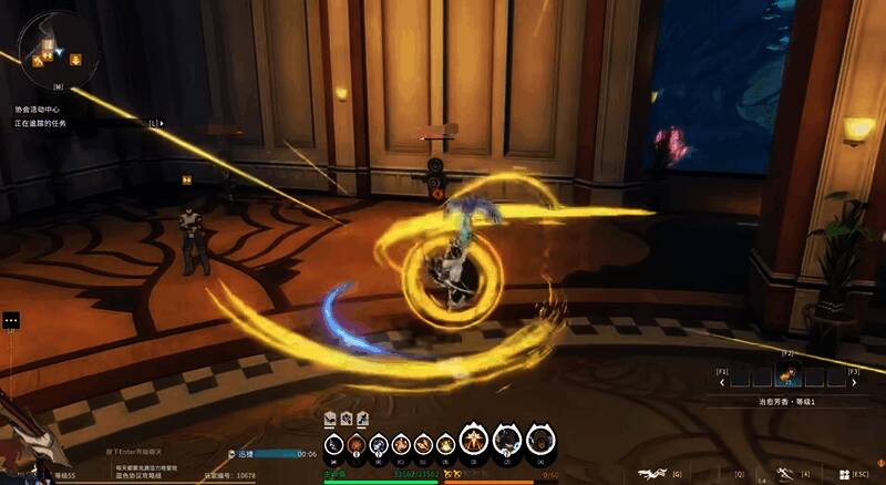 驯鹰弓在PVP对战中的实战截图，角色正在进行精准狙击