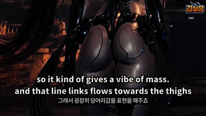 金亨泰展示游戏角色建模细节图