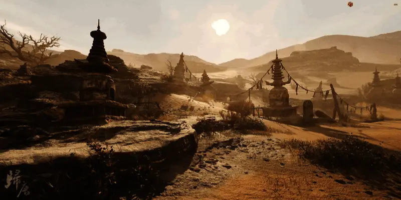 繁华市集人声鼎沸，商贩叫卖、行人穿梭，还原盛唐时期的繁荣景象