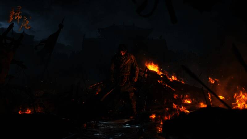 角色设计稿，展示信使之一的外貌与服饰细节