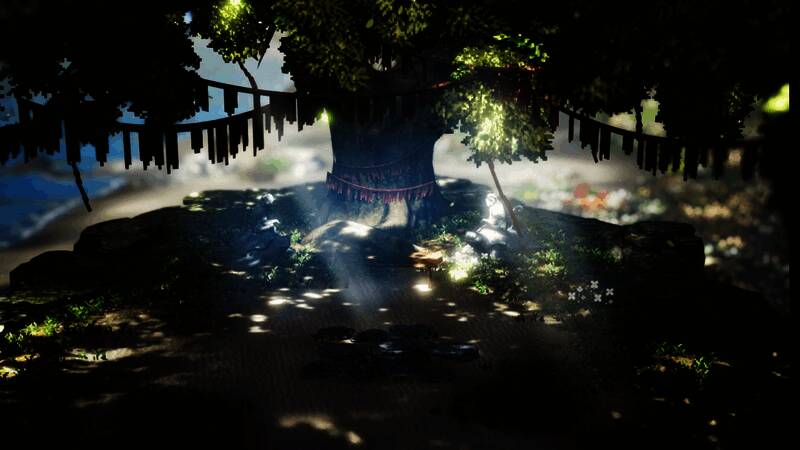 《逸剑风云决》碧海仙踪DLC实机画面，展示角色换装后的立绘效果