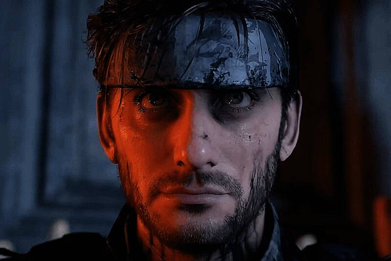 《死亡搁浅2》Boss尼尔造型亮相，神情冷峻，身穿战斗装束，背景为末世废土场景