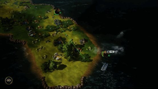 《世界启元》运输船抢滩登陆战术示意图，体现海陆联动作战能力