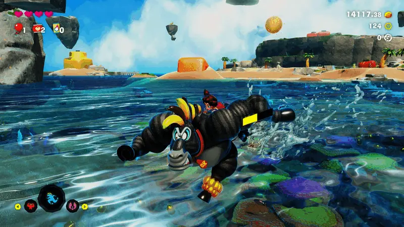 大金刚使用变身技能对抗巨型Boss的震撼画面