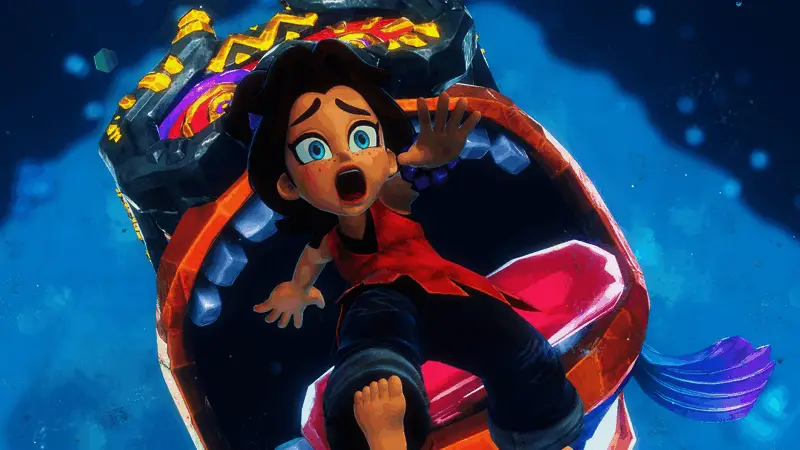 游戏过场动画截图，呈现角色之间的互动剧情