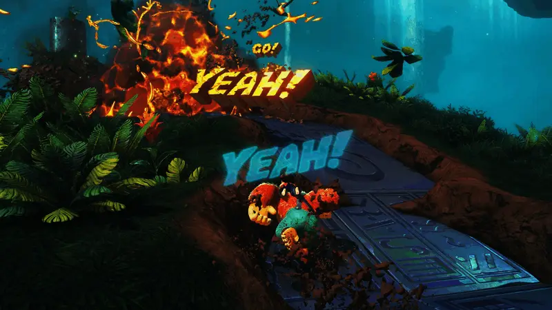 水下关卡场景，展现不同风格的地图设计