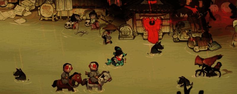 游戏主界面展示，背景阴森古宅，气氛诡异凝重