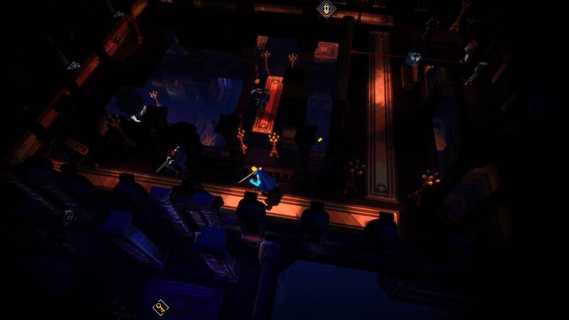 The Hotel地图内，一名角色正小心翼翼地穿过走廊，试图避开监控与对手视线