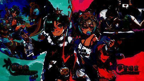 夢宮明里與鏡雅歌限時結緣抽卡界面，背景為華麗幻裝特效