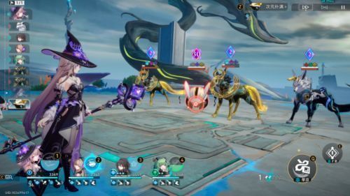 大黑塔技能机制示意图，显示解读层数累积过程