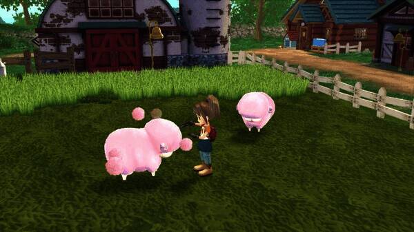 《牧场物语Welcome！美丽人生》中玩家在山谷间建立农场，与村民互动