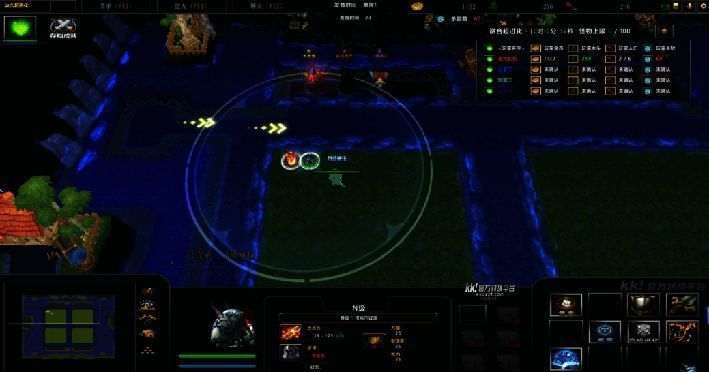 两个相同英雄塔融合升级的动画效果，光芒四射