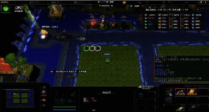 多人合作模式下玩家共同防守基地的战斗画面