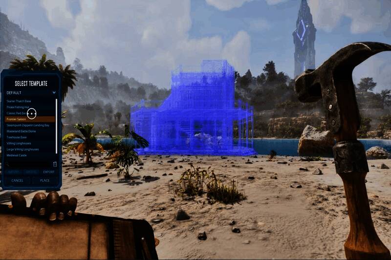 游戏场景截图，展示阿拉特主星的冰封废土与奇异地貌