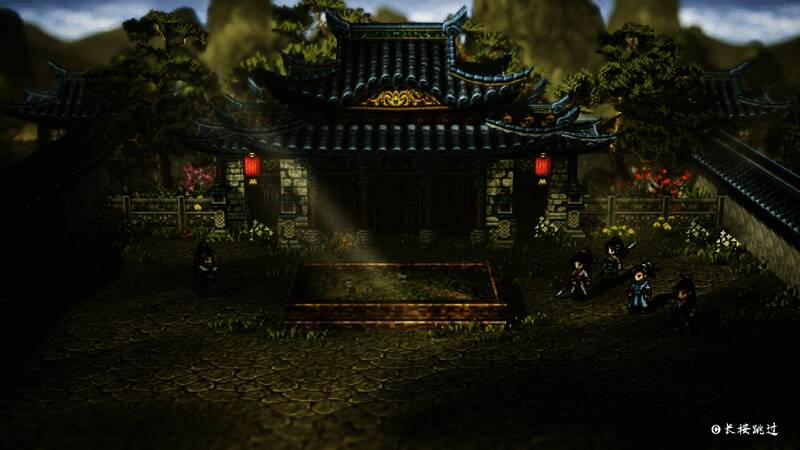 叶家兄妹在《逸剑风云决》中参与剧情的画面