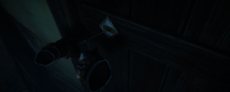 游戏中主角化身“喜鹊”，在城市屋檐间穿梭，准备执行一次潜行任务