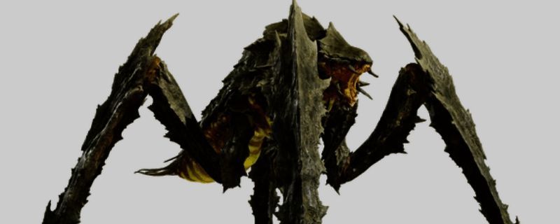 《绝地潜兵2》吐酸泰坦战斗画面，巨型虫族单位发动吐酸攻击