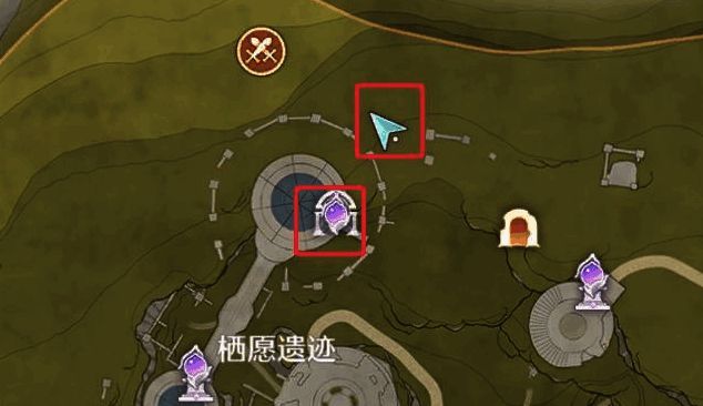 刺头布袋埋伏在泥土中，露出尖锐部分