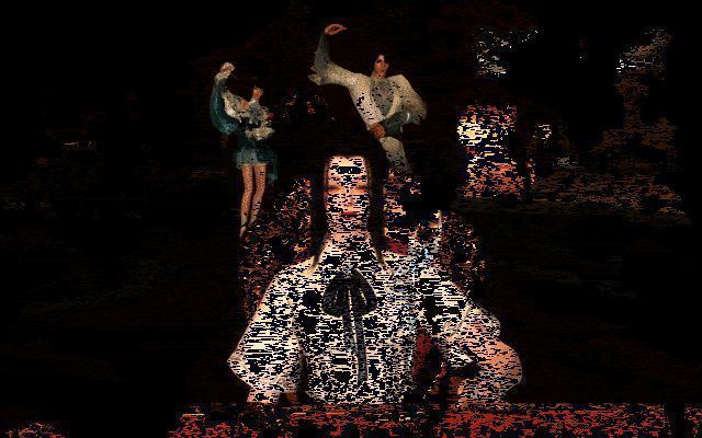 心计牌惩罚场景动画，玩家角色做出夸张动作逗乐全场