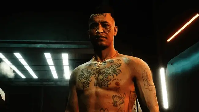 《赛博朋克2077》角色群像图，各角色风格鲜明，互动自然流畅