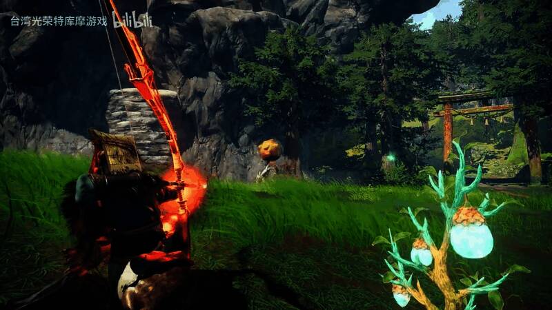 弓箭必杀技发动瞬间，华丽特效包围战场