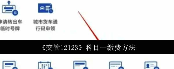 交管12123应用图标展示在手机桌面