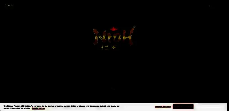 网页截图展示《仁王3》官网首页布局，包含最新消息和预告片入口