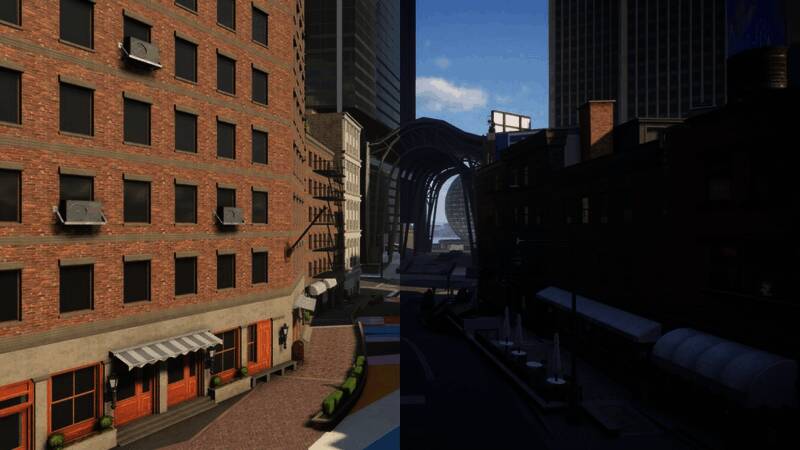 游戏菜单界面展示，主视觉为滑板文化标志性元素，风格鲜明