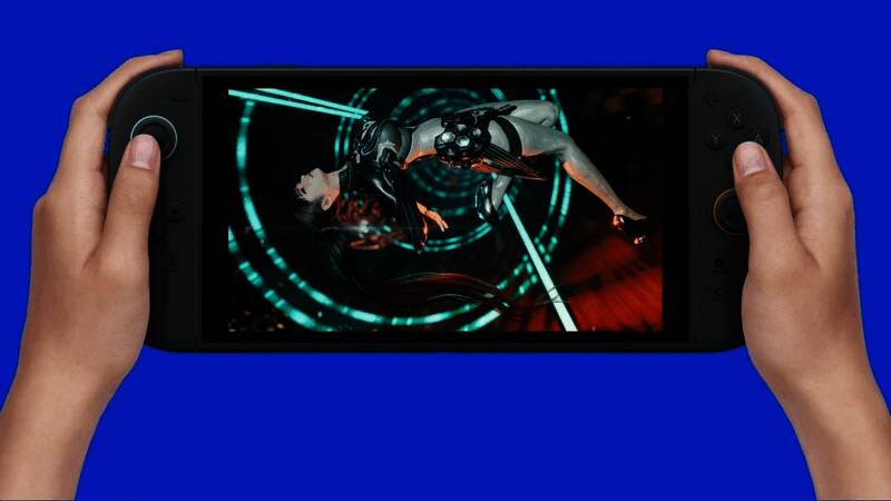 《剑星》角色战斗场景，女主角手持光刃与敌人激战