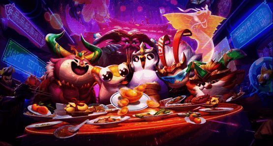 云顶之弈福星赛季游戏画面展示多个弈子组成华丽阵容