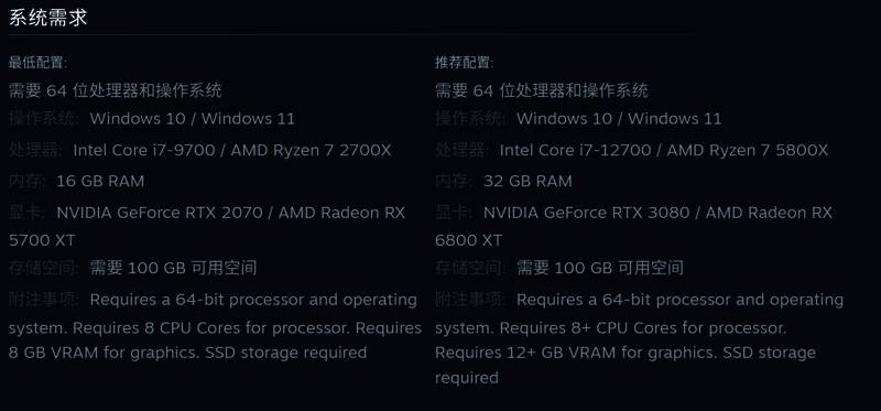 电脑硬件配置对比图，展示不同组件对游戏性能的影响